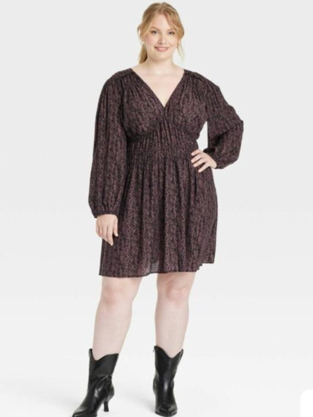 Universal Thread Patterned Mini Dress